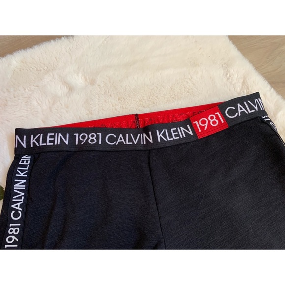 XS,  Calvin Klein Sleepwear, black logo thermal leisure leggings - Picture 4 of 8